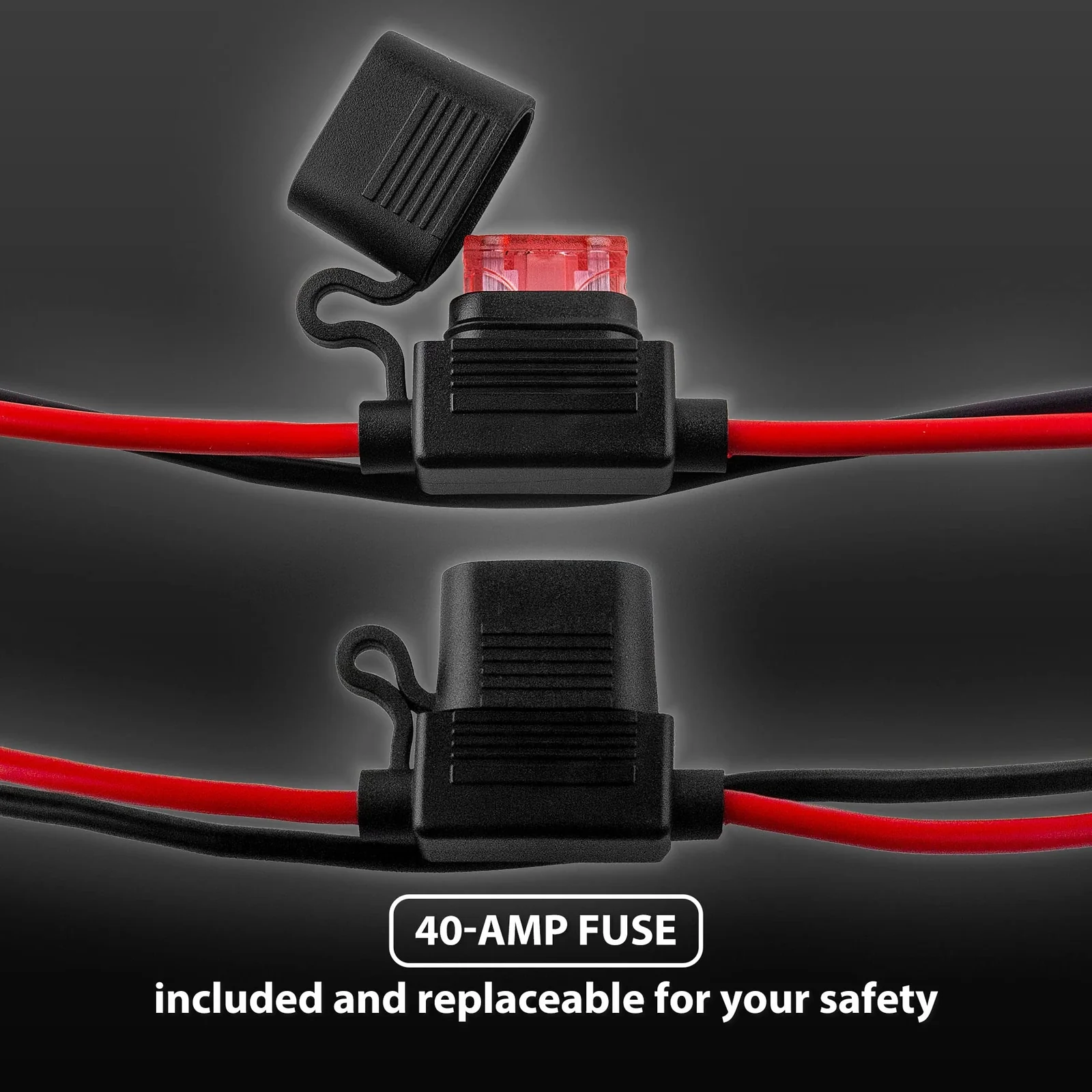 12-Volt Ride-On Vehicle Wire Harness Connector Compatible with Red 2-Pole Battery - Image 4