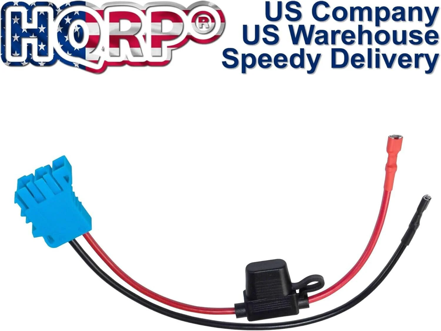 12-Volt SLA Battery Wire Harness with Connector and 4 Fuses for Peg Perego Ride-On Car - Image 3