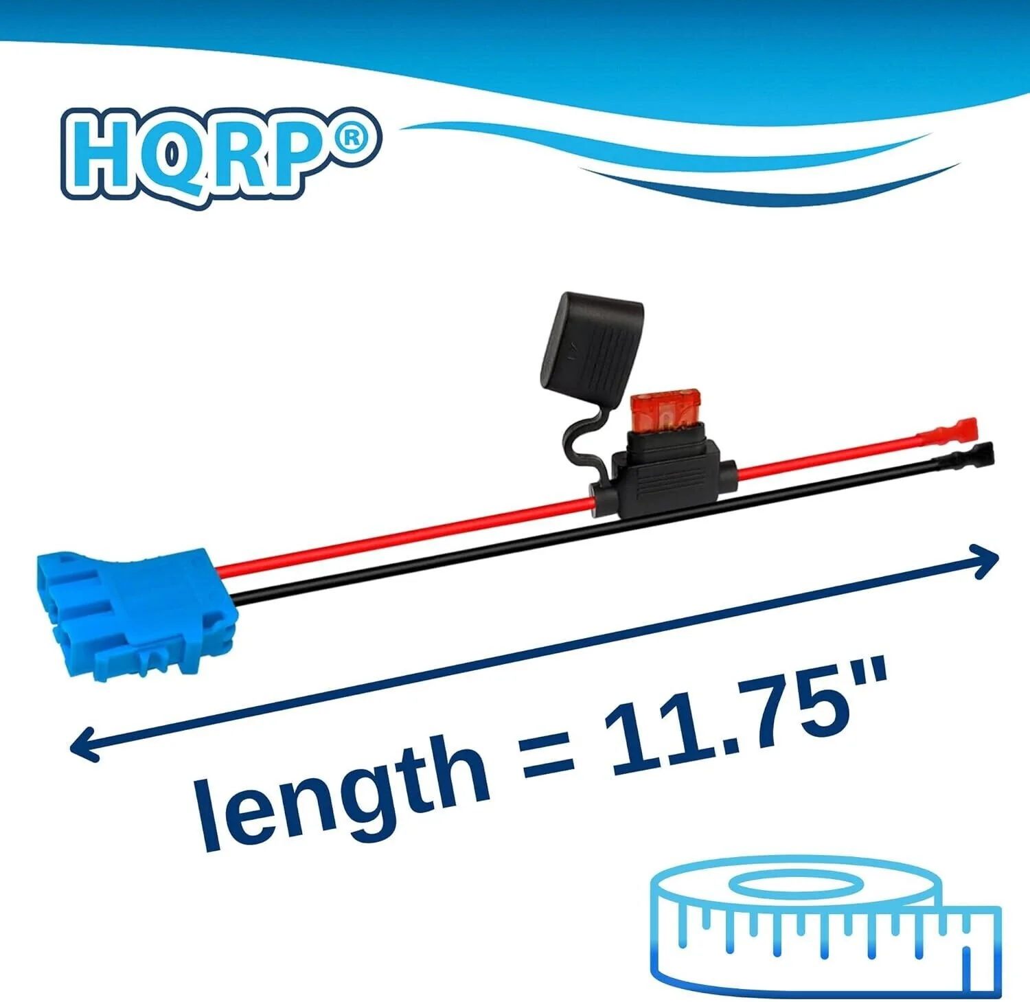12-Volt SLA Battery Wire Harness with Connector and 4 Fuses for Peg Perego Ride-On Car - Image 4