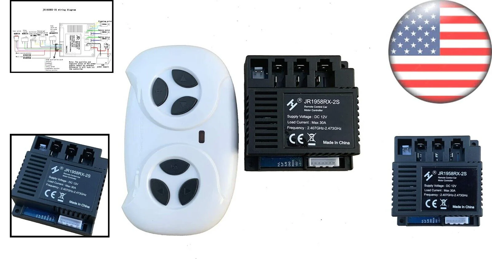 Wireless Control Kit with Slow Start Feature for JR1958RX-2S Receiver - Bluetooth Compatible - Image 2
