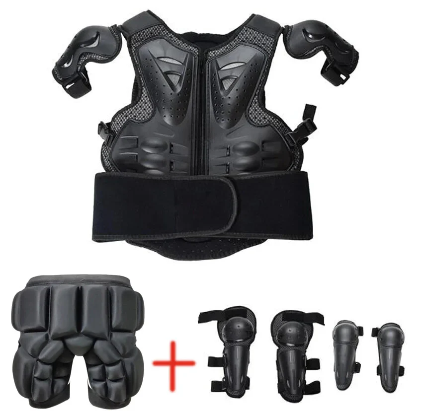 Kids Motocross Body Armor Back Protector Ride-On Horse Toy for Ages 4-15 Years - Image 24