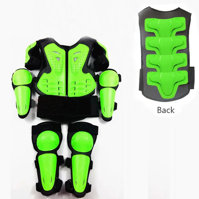 Kids Motocross Body Armor Back Protector Ride-On Horse Toy for Ages 4-15 Years - Image 28
