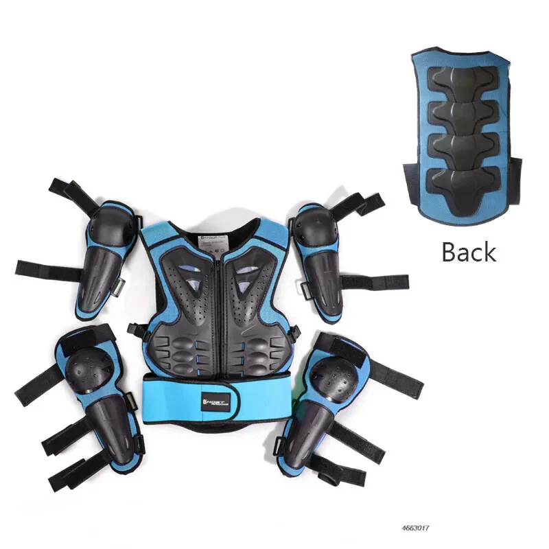 Kids Motocross Body Armor Back Protector Ride-On Horse Toy for Ages 4-15 Years - Image 3