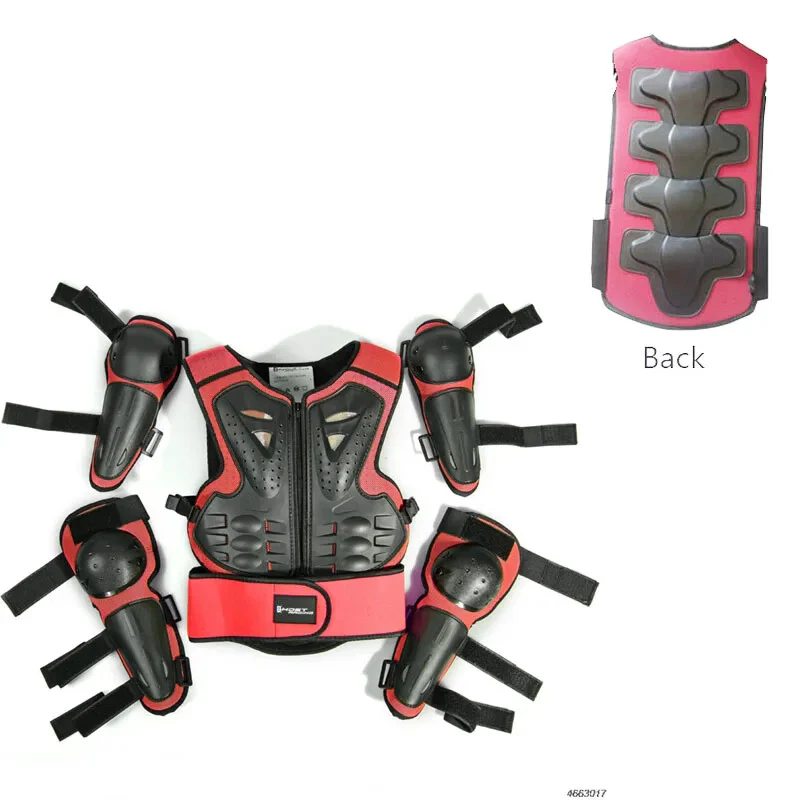 Kids Motocross Body Armor Back Protector Ride-On Horse Toy for Ages 4-15 Years - Image 4