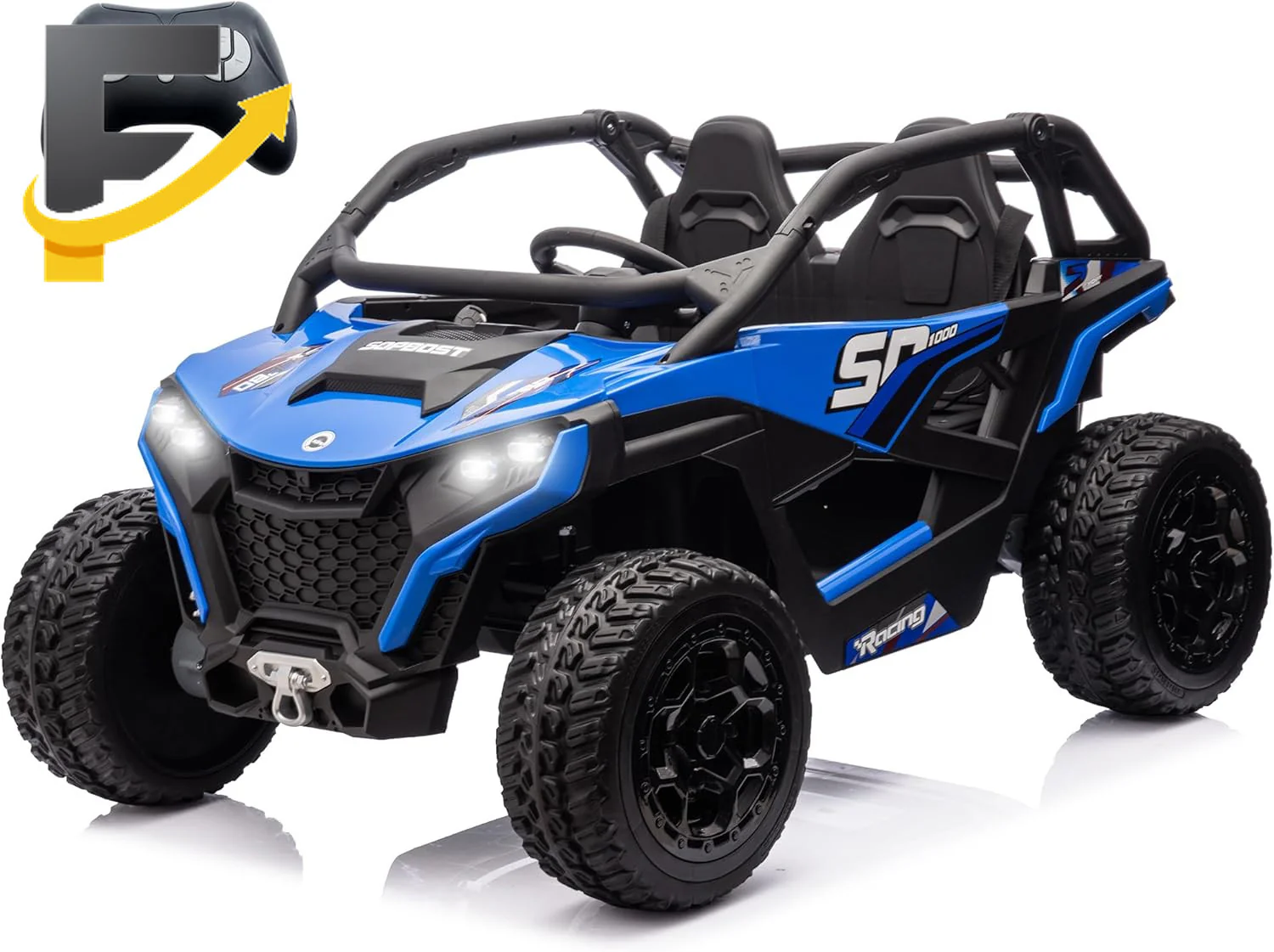 24V 10Ah Kids 2-Seater Ride-On UTV with Remote Control for Boys and Girls - Image 10