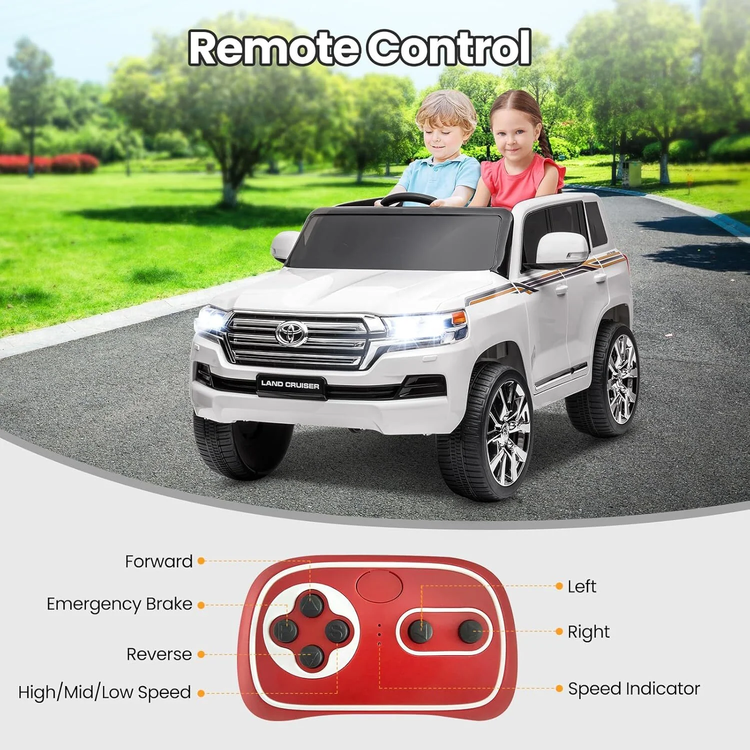 12V Off-Road Electric Ride-On Car for Kids with Remote Control - Image 6