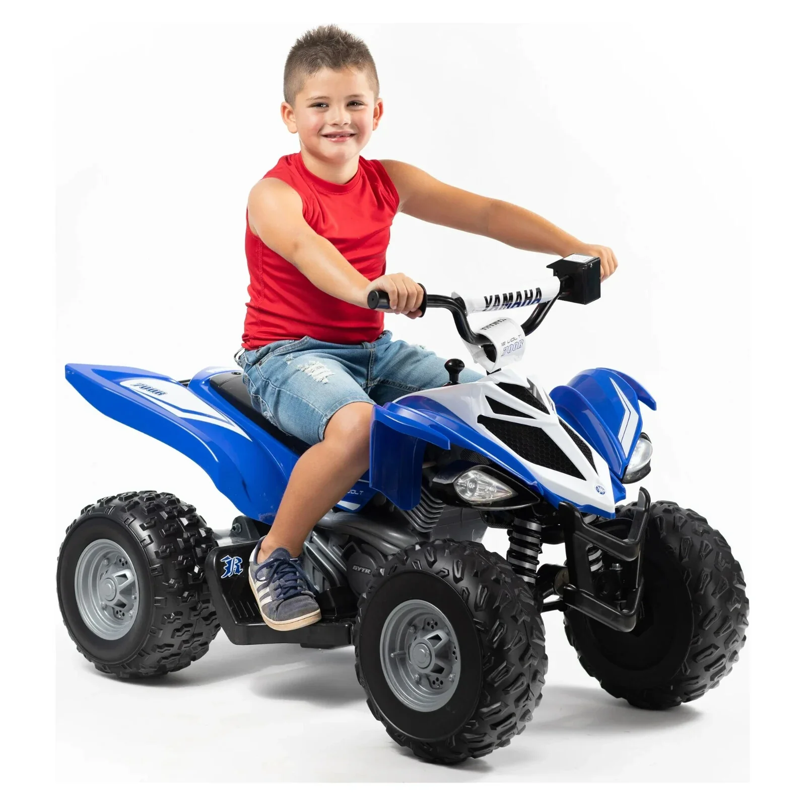 Yamaha 12V Battery-Powered All-Terrain Ride-On ATV in Blue for Ages 3+ - Image 8