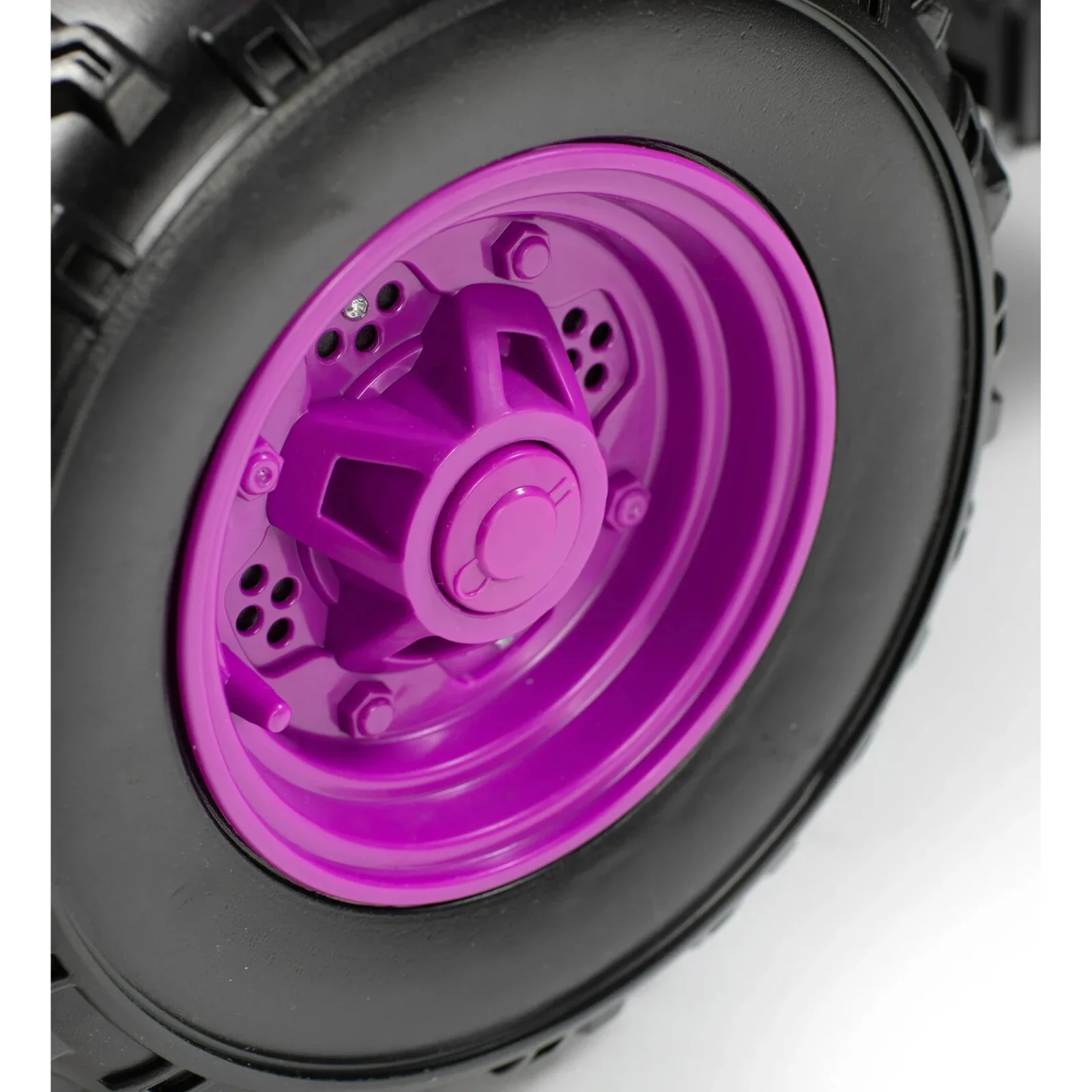 Yamaha Raptor 12V All-Terrain Battery Ride-On ATV for Kids 3+ in Purple - Image 4