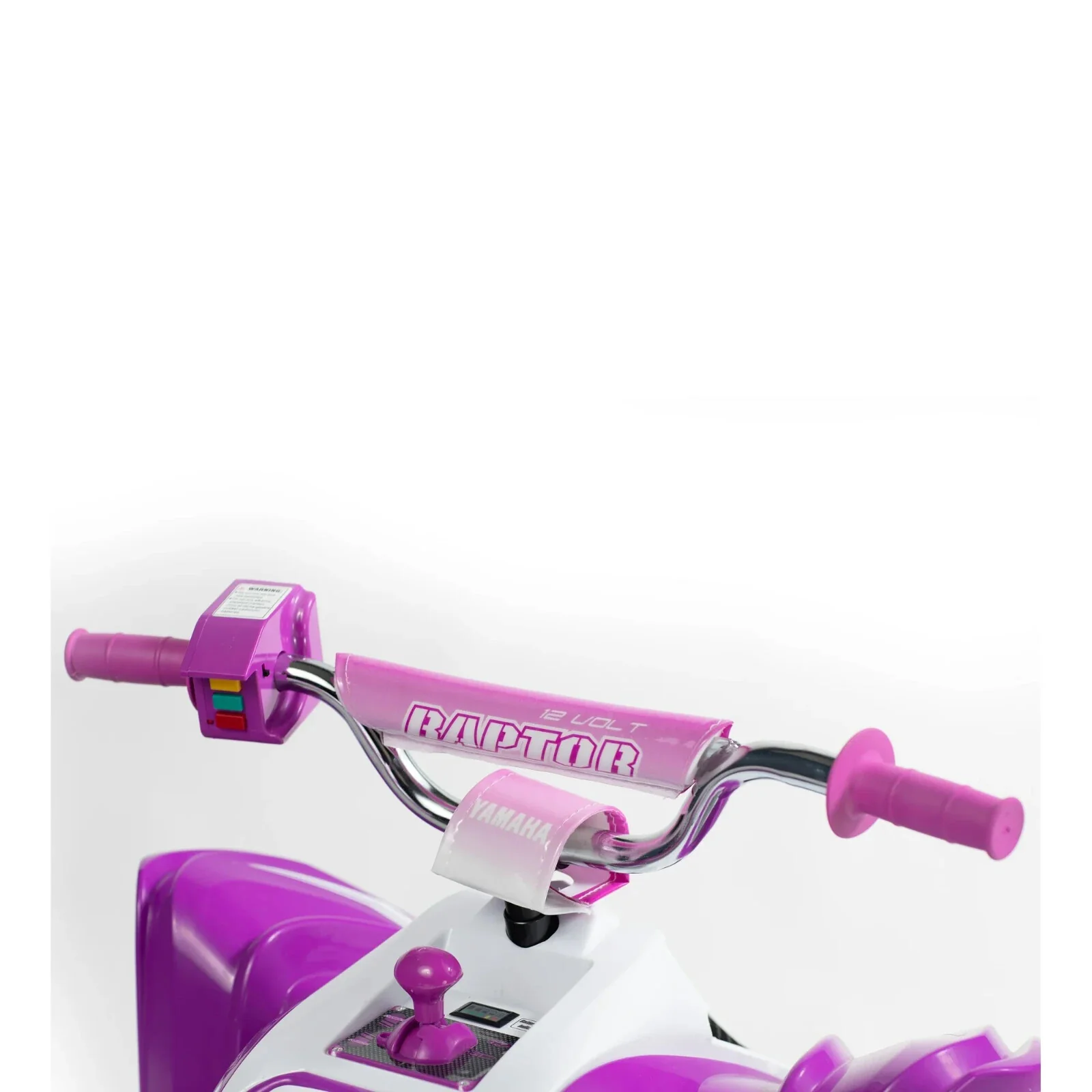Yamaha Raptor 12V All-Terrain Battery Ride-On ATV for Kids 3+ in Purple - Image 7