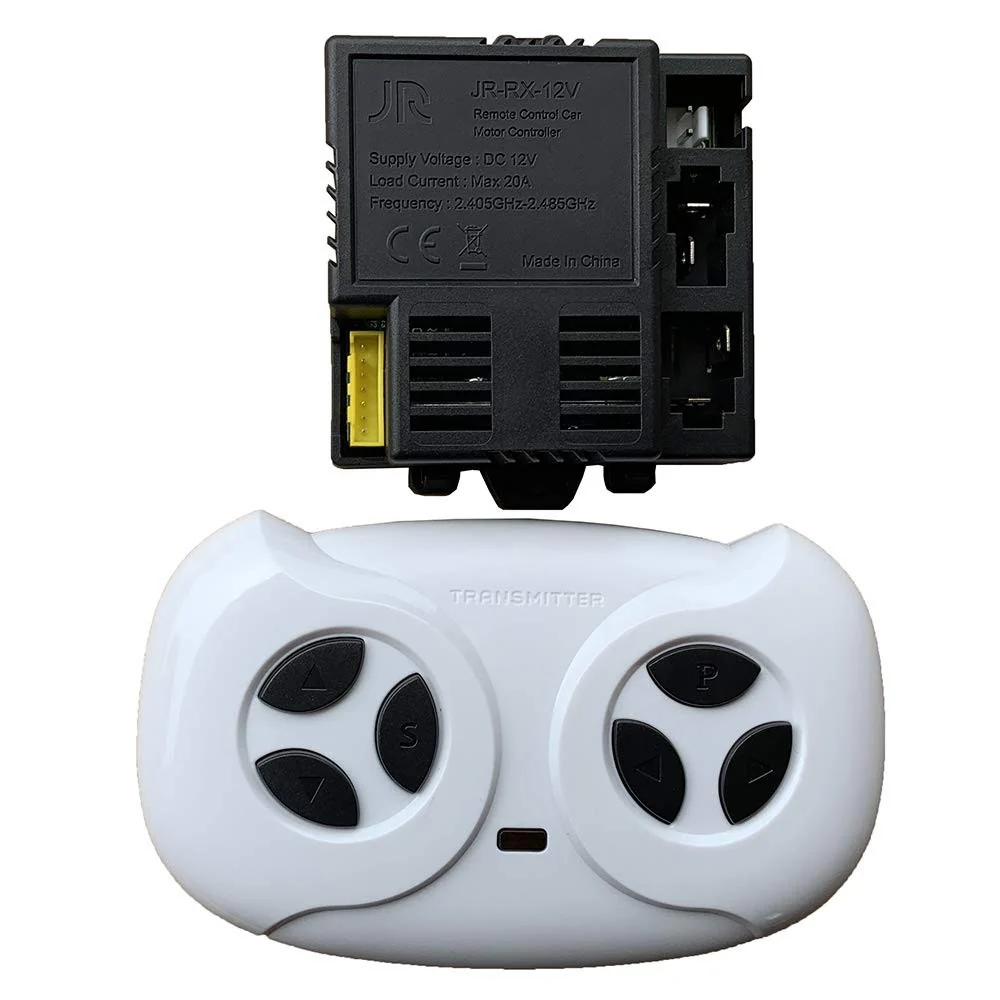 Yellow 4-Sided Socket Kids Ride-On Car with Remote Control and 12V Bluetooth Accessory - Image 2