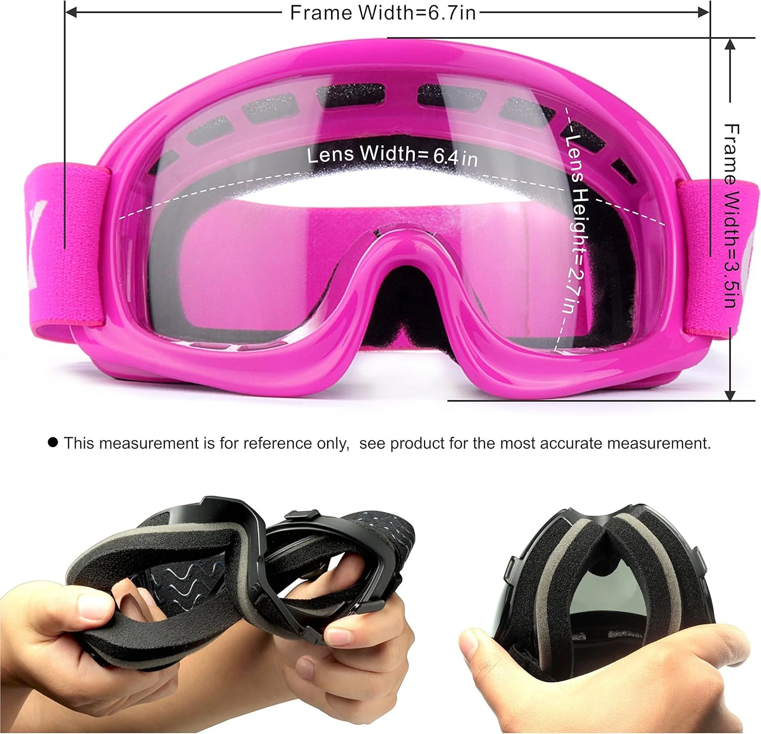 YH15 Kids Youth ATV Off-Road Dirt Bike Motocross Goggles with Anti-Fog and Impact Resistance - Image 3