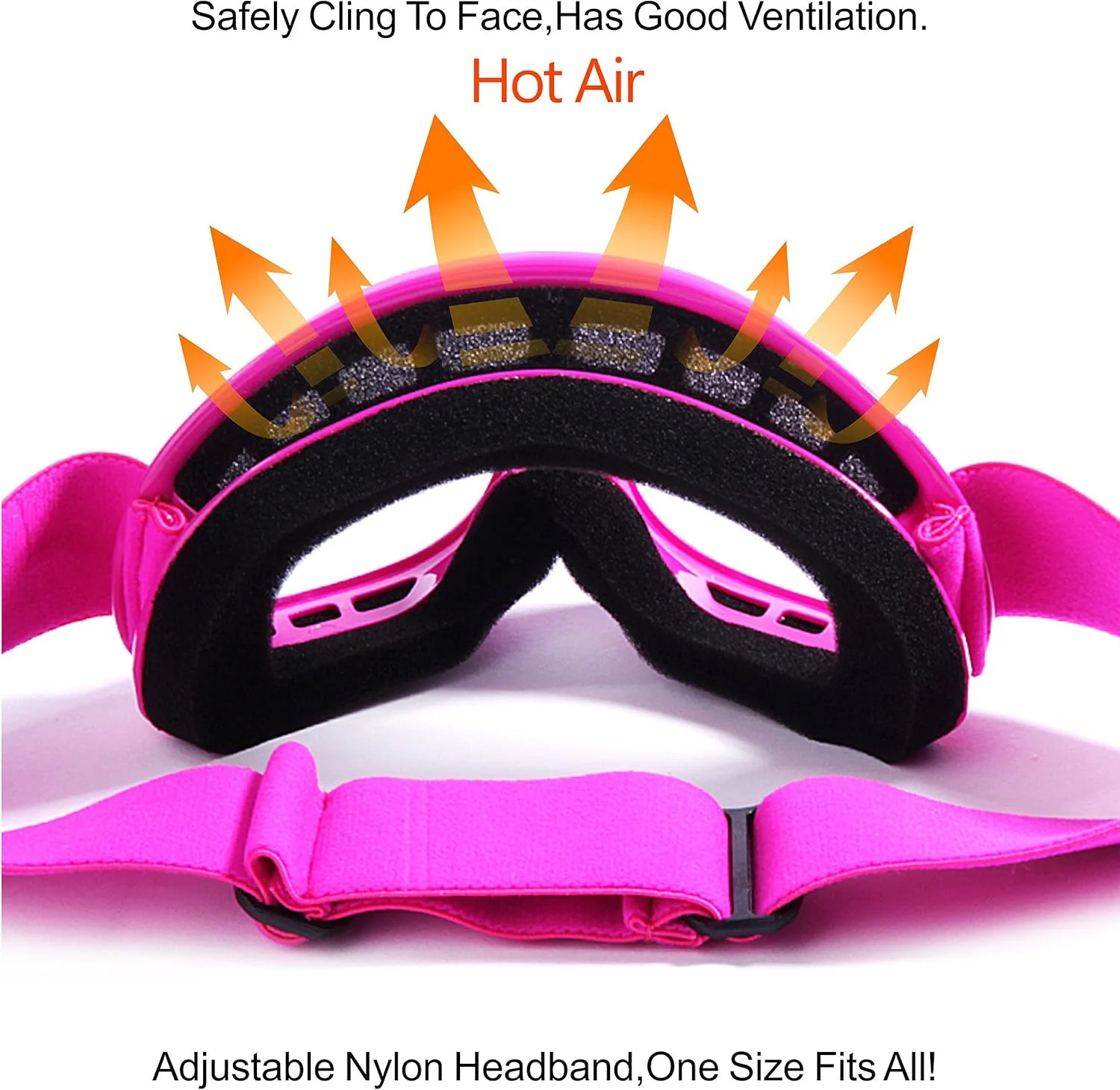 YH15 Kids Youth ATV Off-Road Dirt Bike Motocross Goggles with Anti-Fog and Impact Resistance - Image 4