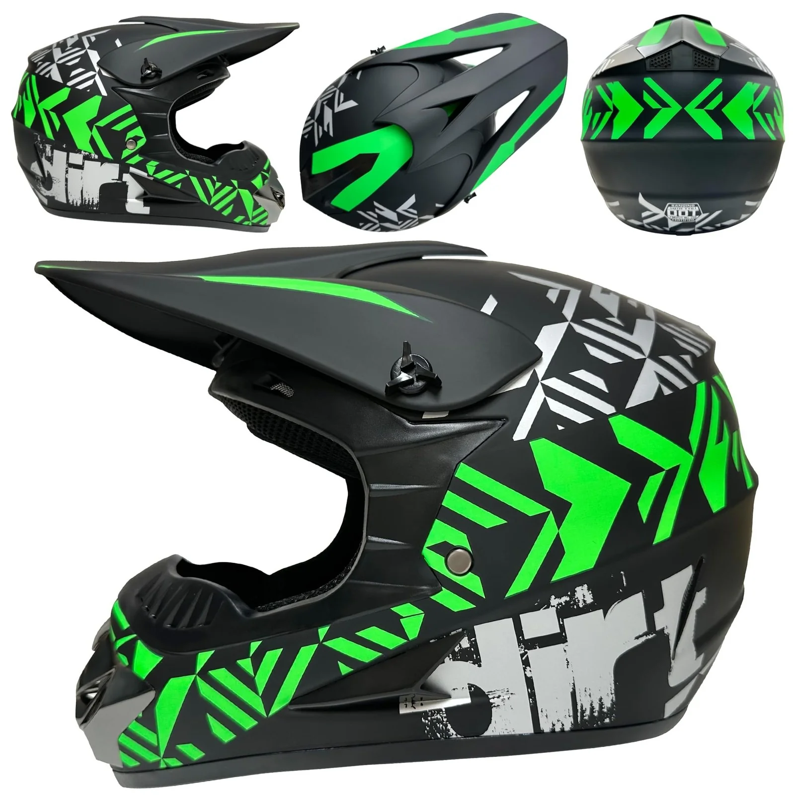 Trendy Youth Dirt Bike Helmets for Kids - Motocross, BMX, ATV & More - Image 2