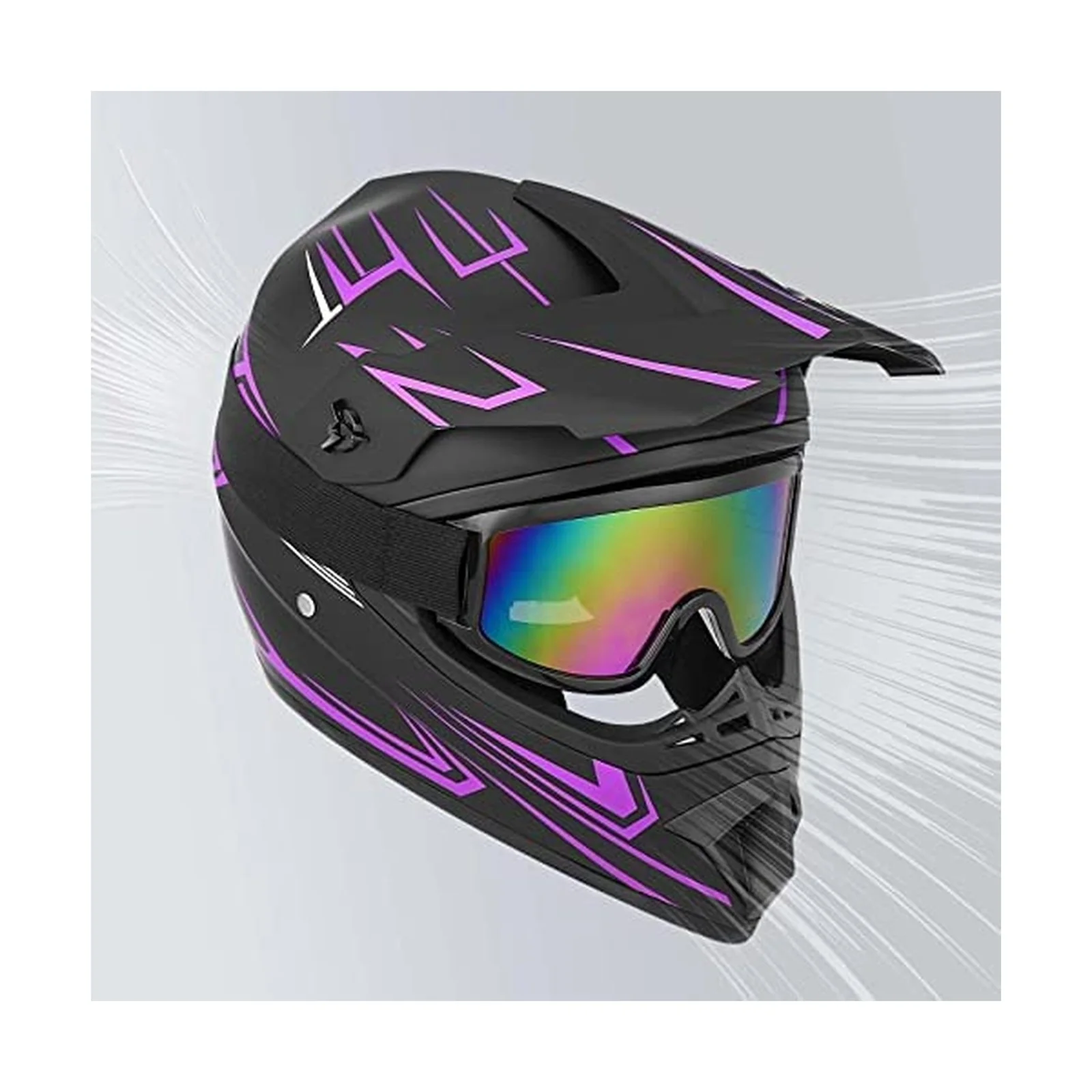 Youth Kids Motocross Helmet for Motorcycle Dirt Bike Off-Road Mountain BMX Riding - Image 2
