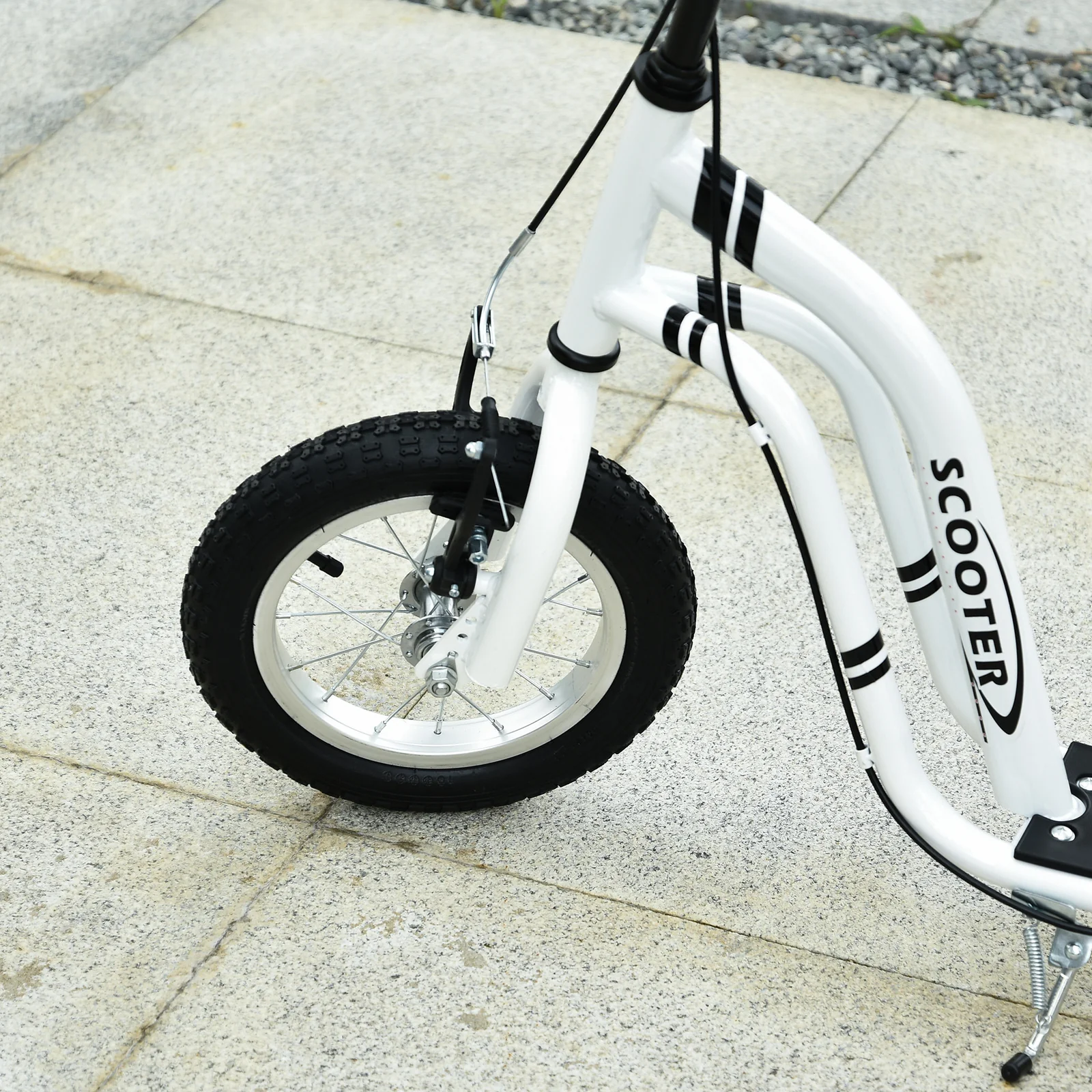 Youth Scooter with 12-Inch Inflatable Front Wheel and Dual Front & Rear Caliper Brakes - Image 5