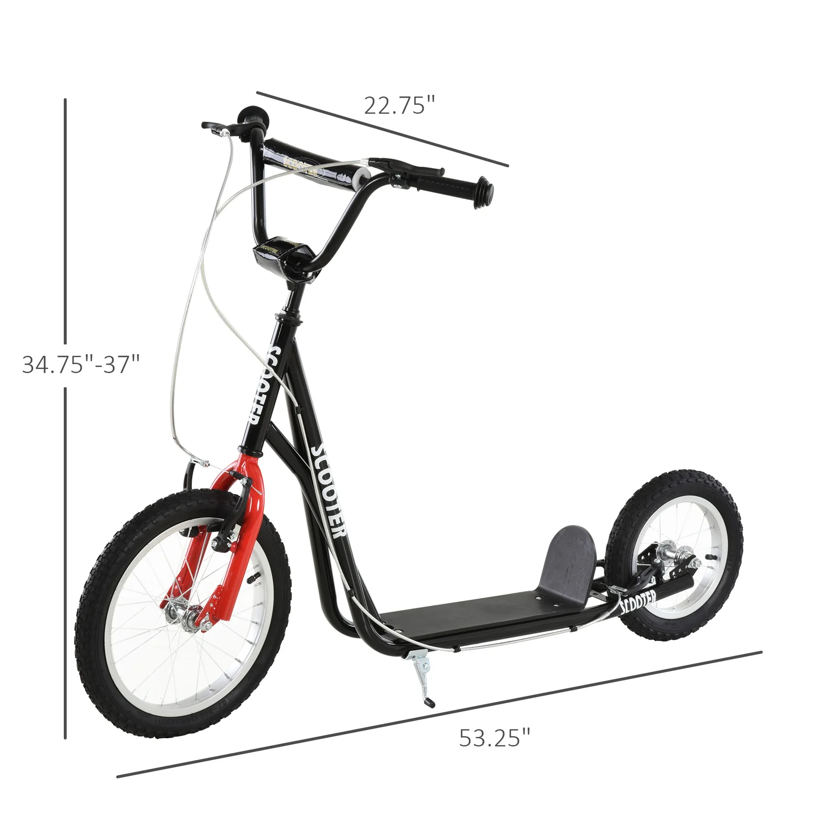 Adjustable Handlebar Kick Scooter for Youth and Teens Ages 5+ - Image 3