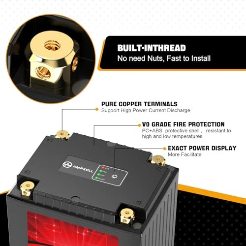 YTX30L-BS Lithium 12V Motorcycle Battery 18Ah 1080A - Image 6