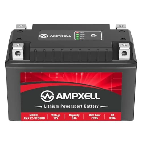 12V 6Ah 360A Lithium Motorcycle Battery YTZ14S YTZ14S-BS Compatible - Image 2