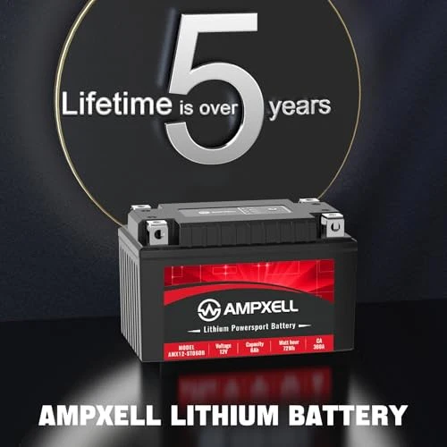 12V 6Ah 360A Lithium Motorcycle Battery YTZ14S YTZ14S-BS Compatible - Image 4