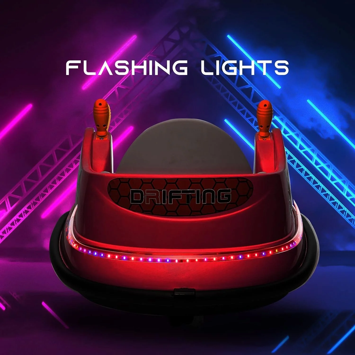 12V Electric Kids Ride-On Bumper Car with Remote Control and 360° Spin for Toddlers - Image 5