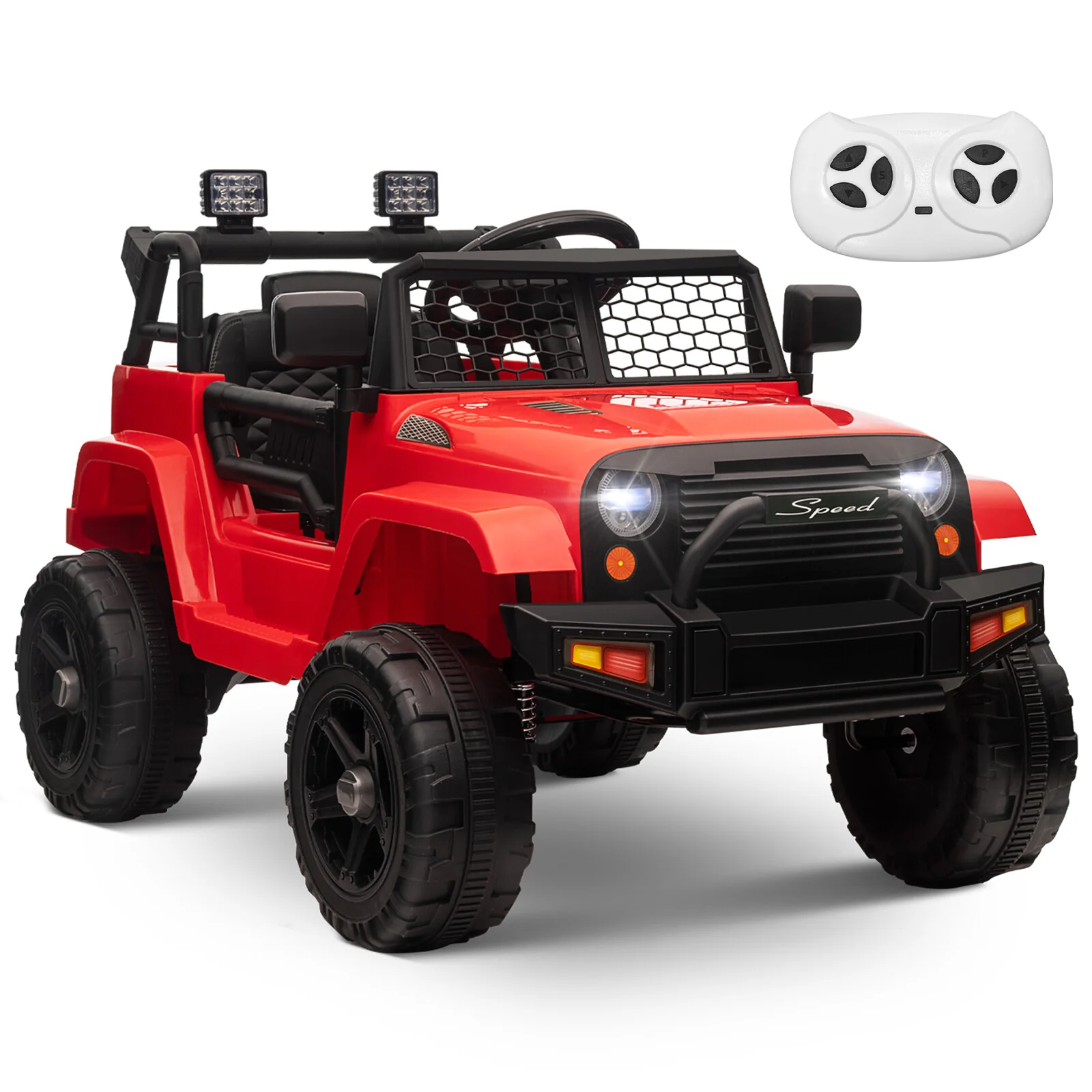 12V Kids Ride-On Truck with Remote Control, Power Wheels, and LED Lights - Image 27
