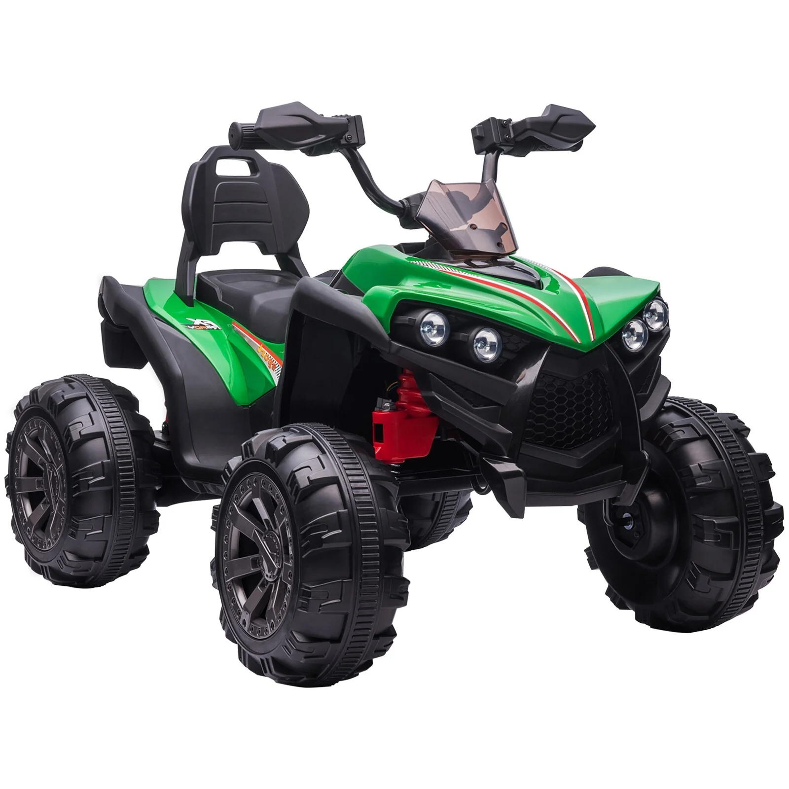 12V Electric Kids Ride-On Off-Road ATV Quad Car with 2 Speeds Green - Image 13