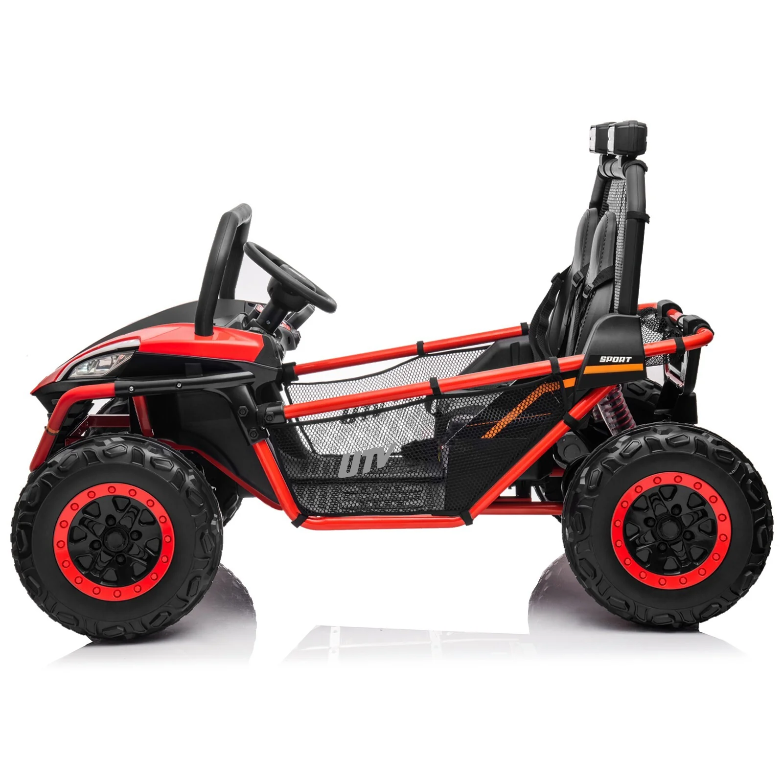 24V Electric Kids Ride-On UTV Truck with 2 Seats, 4WD and Remote Control, 4x80W Motor - Image 11