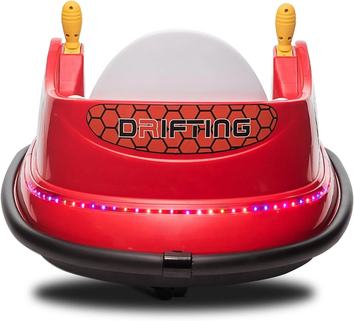 6V Electric Kids Ride-On Bumper Car with 360° Spin and Remote Control - Red Toddler Toy - Image 10