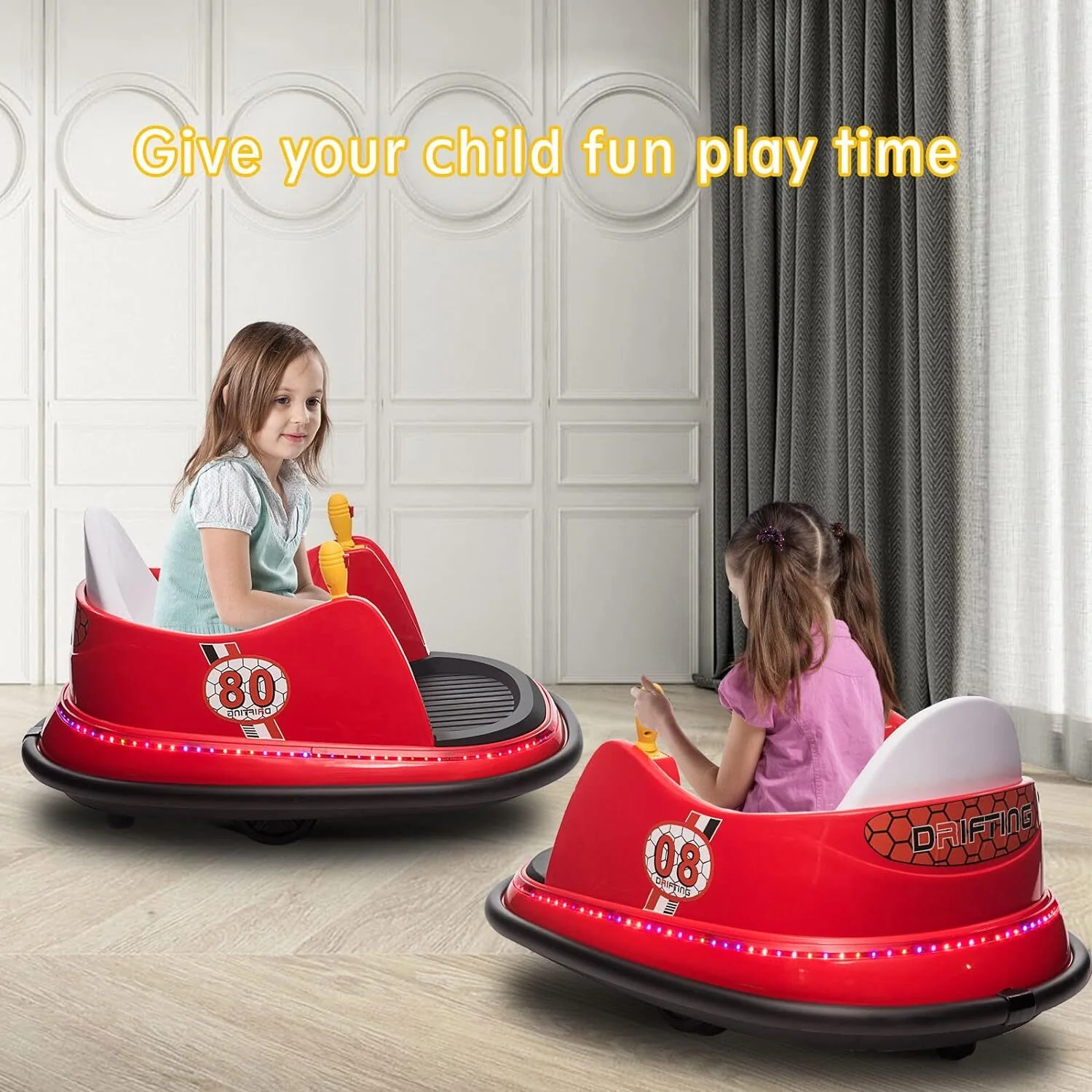 6V Electric Ride-On Bumper Car with Remote Control for Kids and Toddlers - Image 36