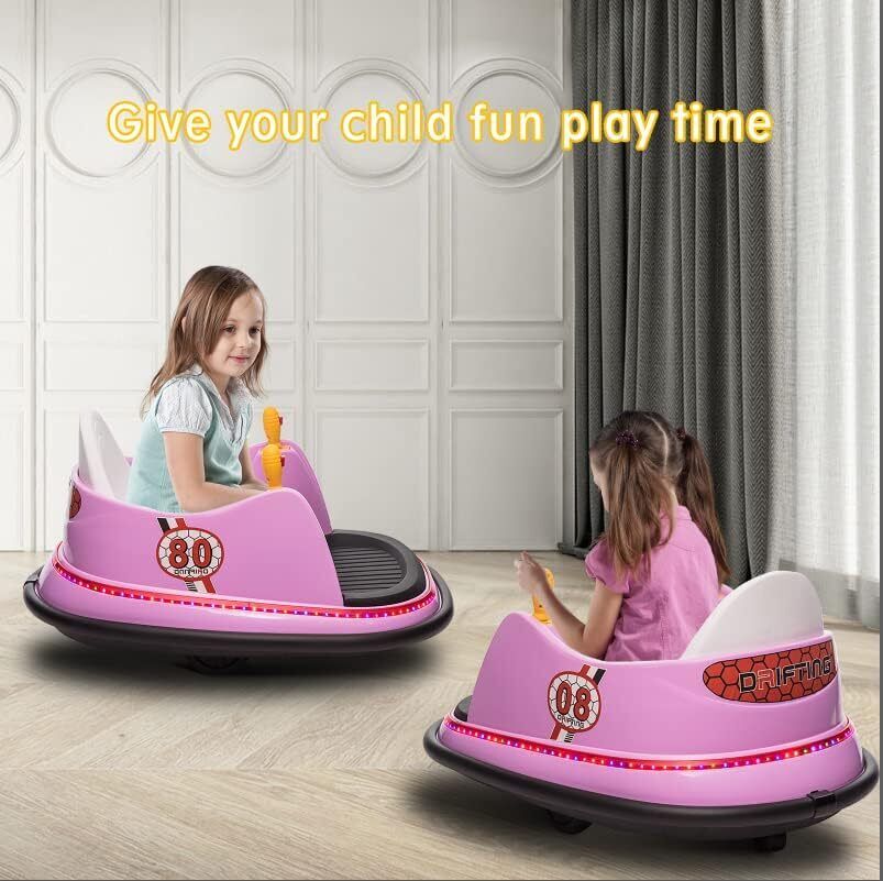 6V Electric Ride-On Bumper Car with Remote Control for Kids and Toddlers - Image 48