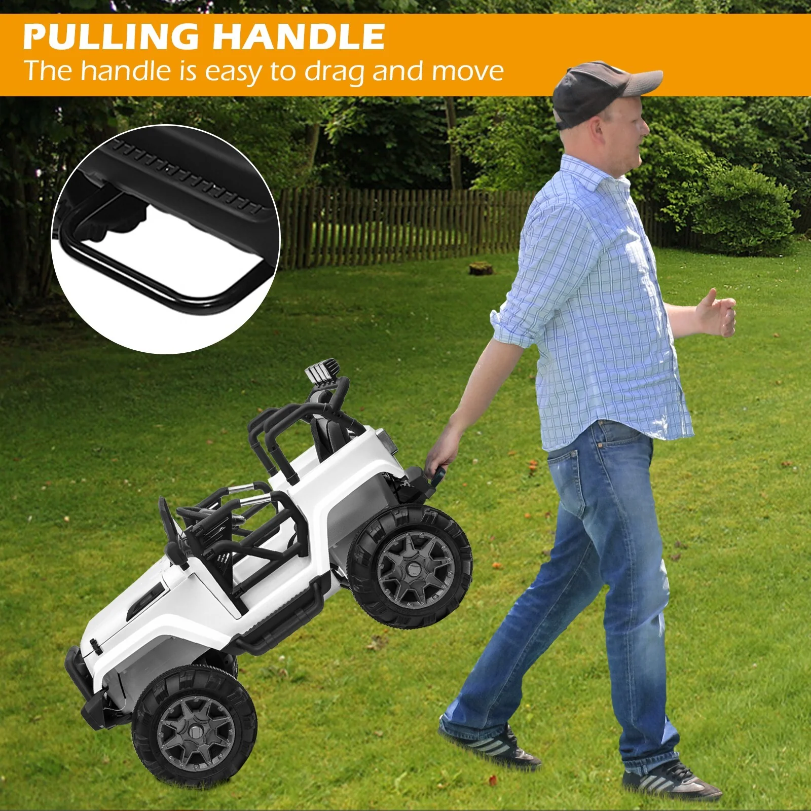 Kids 12V Electric Ride-On Truck with Remote Control and Built-in Music - Image 6