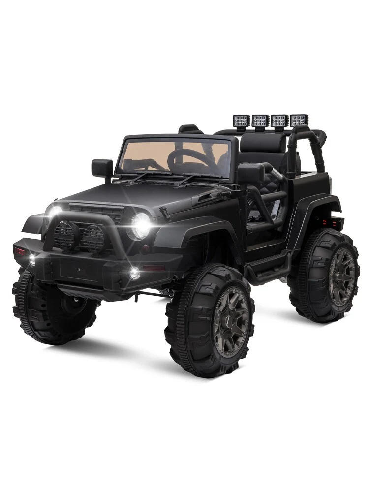 12V Electric Ride-On Jeep Truck for Kids with Remote Control and 3 Speed Settings - Image 16