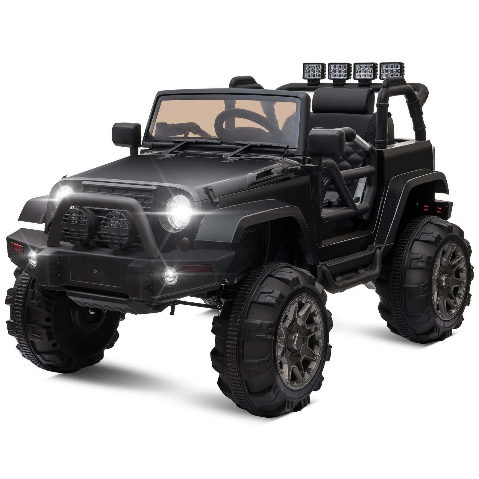 12V Electric Ride-On Jeep Truck for Kids with Remote Control and 3 Speed Settings - Image 17
