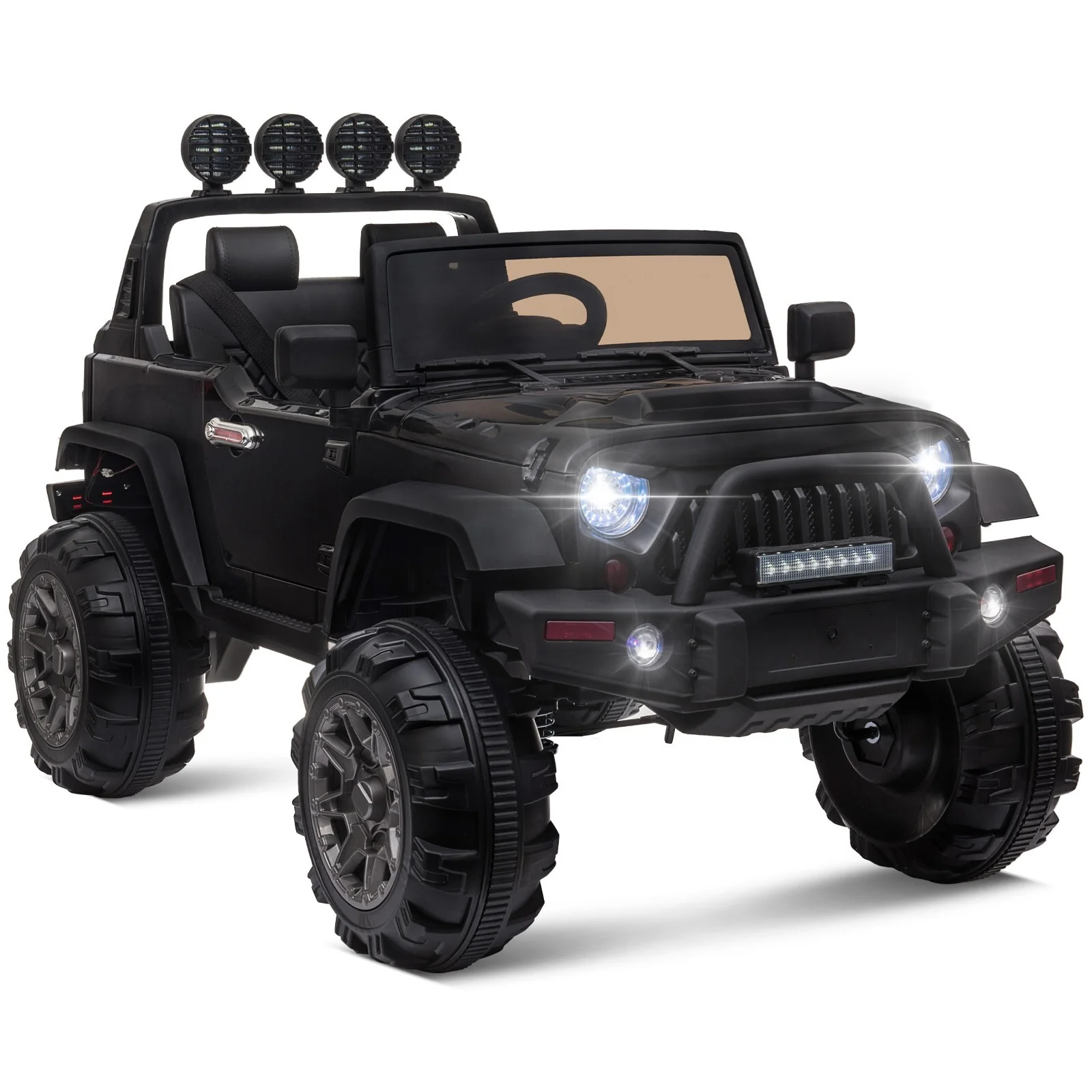 12V Electric Ride-On Pickup Truck for Kids with 3 Speeds and Remote Control - Image 9