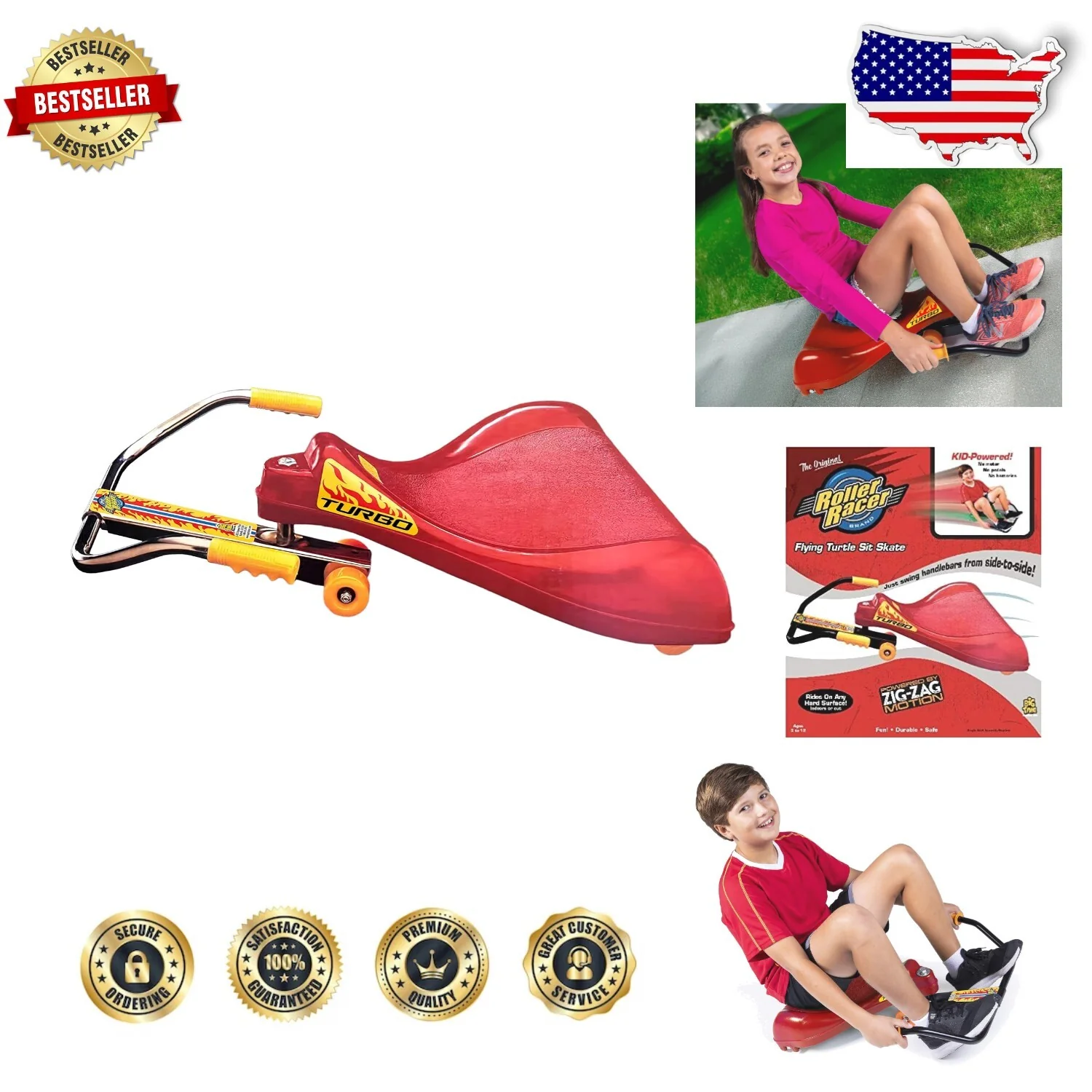 Flying Zig-Zag Motion Turtle Skate Toy for Active Kids Ages 3-8 - Image 10