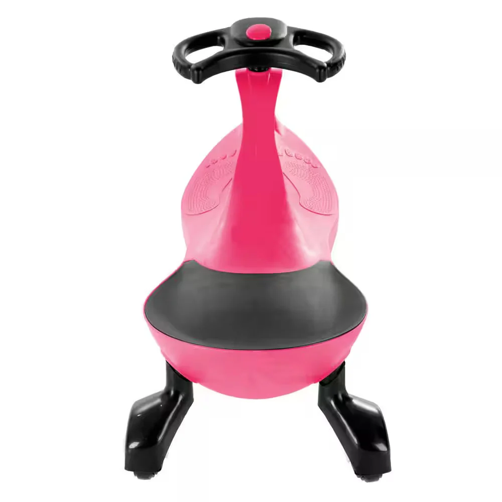Zig Zag Wiggle Kids Ride-On Car Battery-Free Hot Pink for Girls 3 Years and Up - Image 5