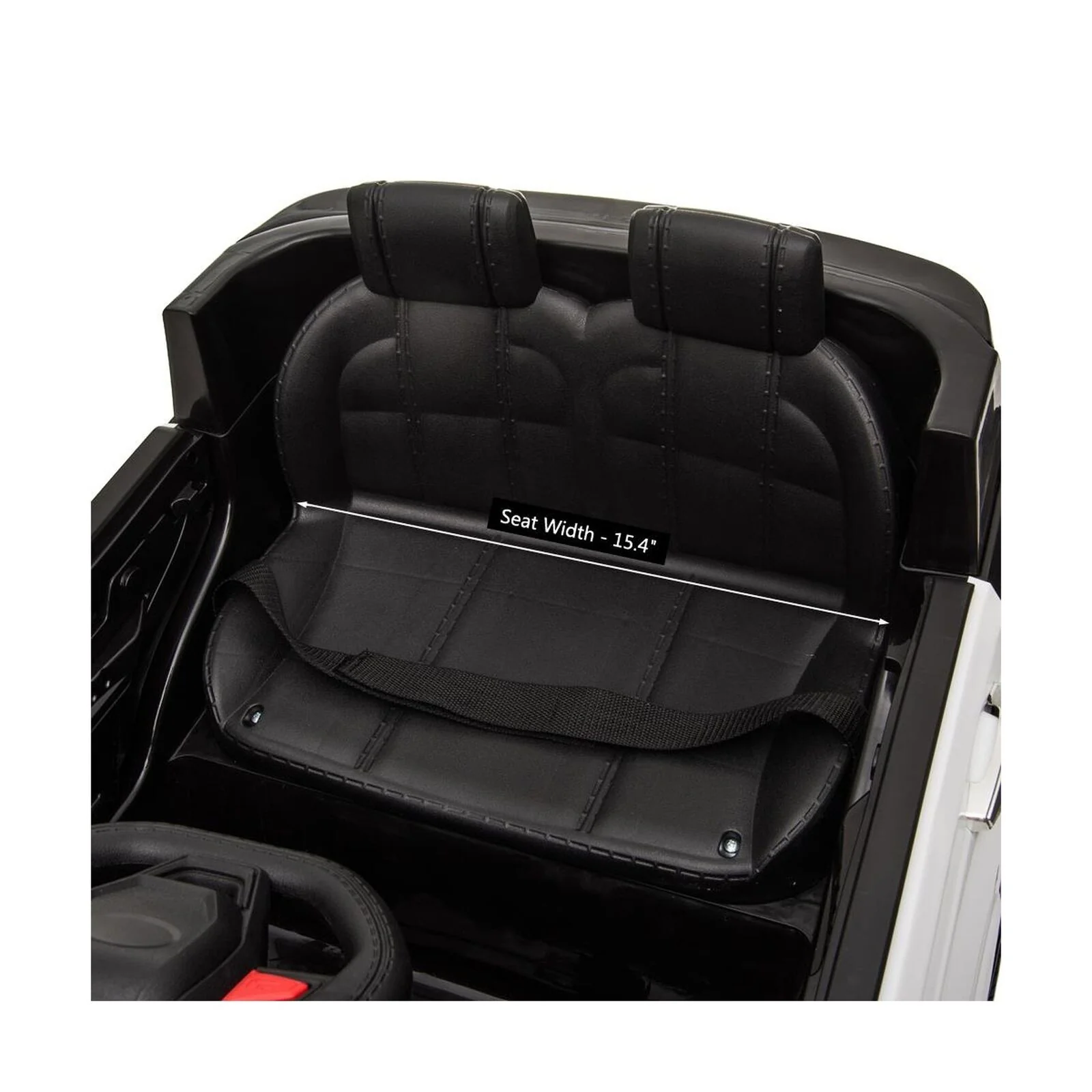 Zimtown Kids Police Electric Car with Double Drive and 12V Battery Motor - Image 9