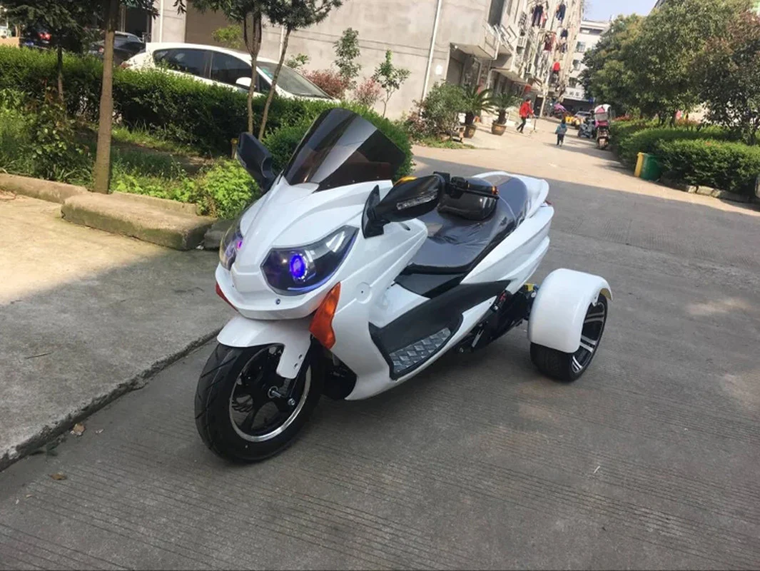 Electric Adult All-Terrain ATV Tricycle with Battery-Powered Pedal Motor - Image 11