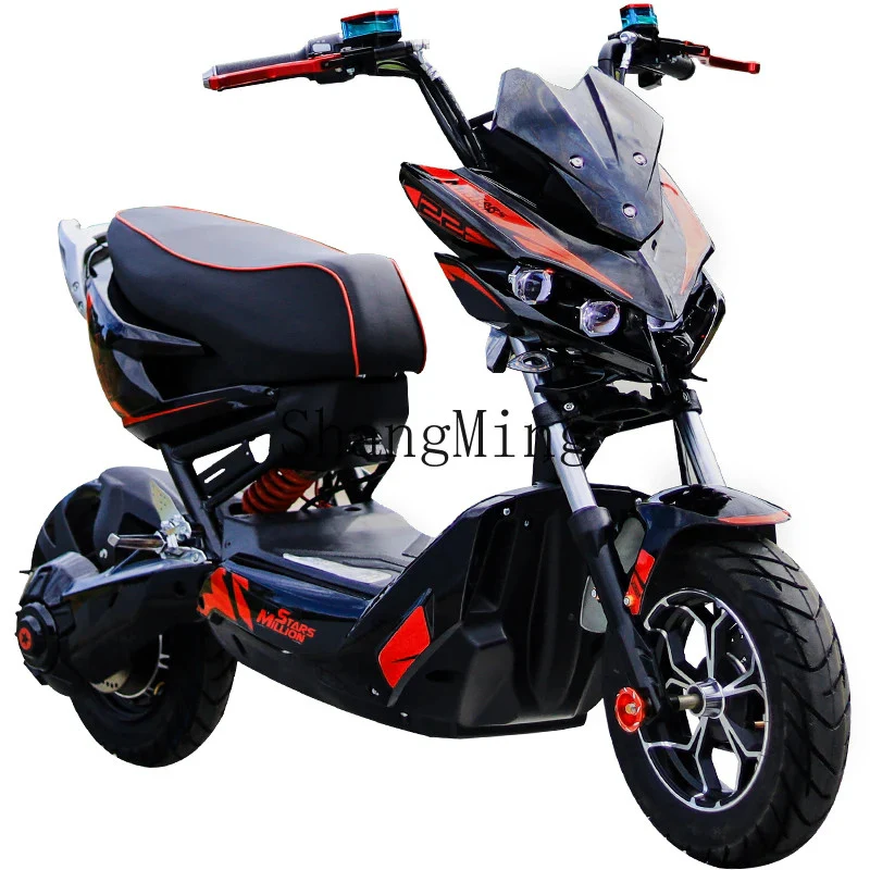 High-Speed Electric Battery-Powered Pedal Motorcycle for Household Use - Image 2
