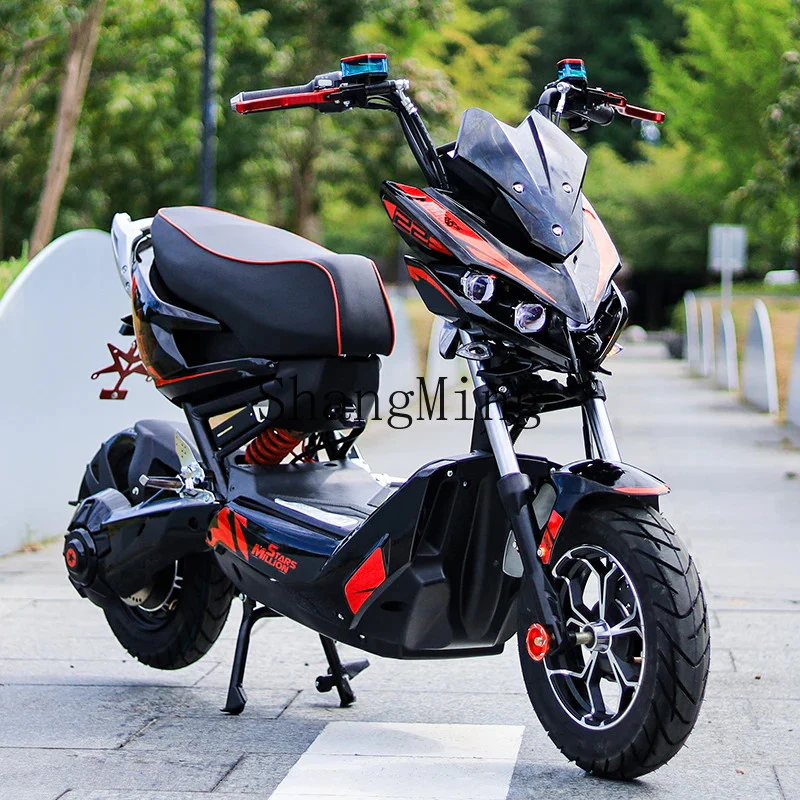High-Speed Electric Battery-Powered Pedal Motorcycle for Household Use - Image 4