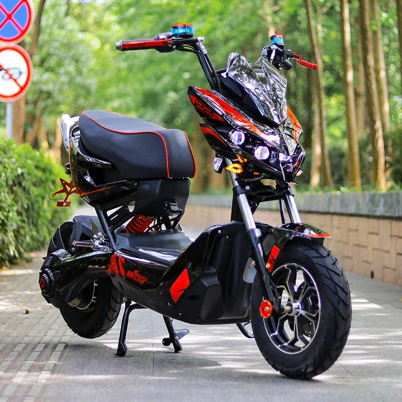 High-Speed Electric Battery-Powered Pedal Motorcycle for Household Use - Image 7